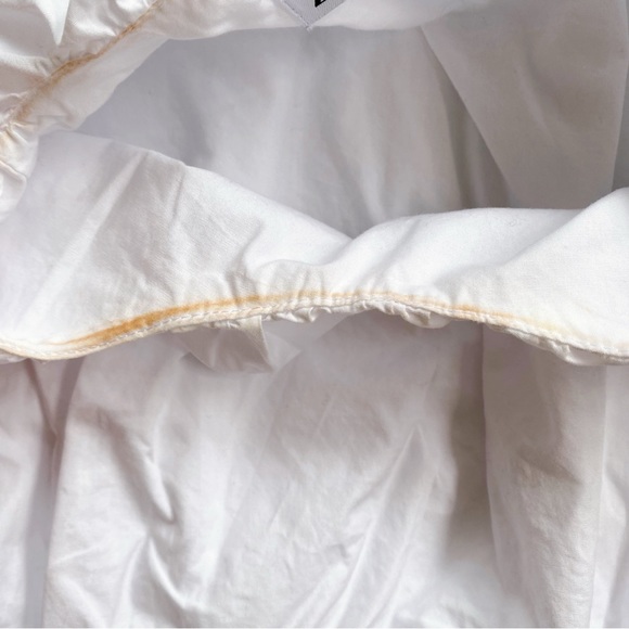 🐚 ZARA WHITE RUCHED CROP TOP! - Picture 13 of 16